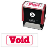 Void Business Invoice Buchführung Briefmarke Rot Permastempel (Beispiel)