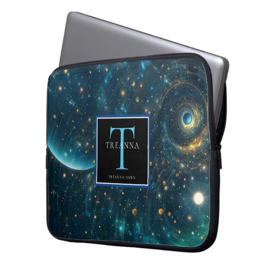 Void Eclipse Laptopschutzhülle (Vorderseite Links)