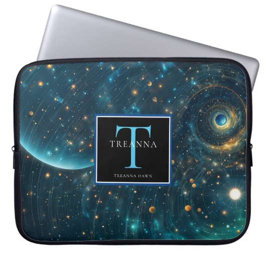 Void Eclipse Laptopschutzhülle (Vorderseite)