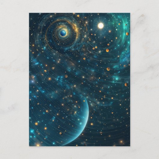 Void Eclipse Postkarte (Vorderseite)