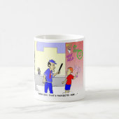 Void Graffiti Funny Police Cartoon Geschenke & T-S Kaffeetasse (Mittel)