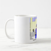 Void Graffiti Funny Police Cartoon Geschenke & T-S Kaffeetasse (Links)