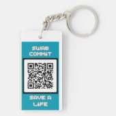 Void Inside. Tupfen. Verpflichtung. Rett eines Lif Schlüsselanhänger (Rückseite)