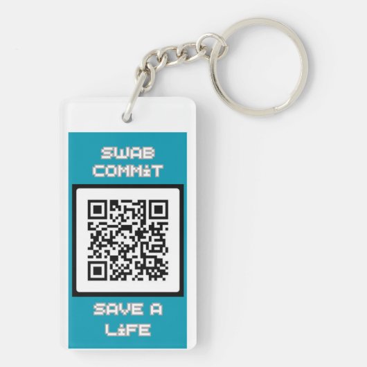 Void Inside. Tupfen. Verpflichtung. Rett eines Lif Schlüsselanhänger (Rückseite)