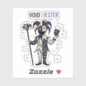 Void Jester Club Aufkleber (Blatt)
