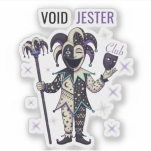 Void Jester Club Aufkleber