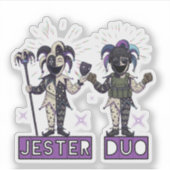 Void Jester Club Duo Aufkleber (Vorderseite)