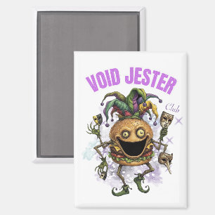 Void Jester Club - Freund Burger  Magnet