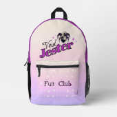 Void Jester Club Gesicht Bedruckter Rucksack (Vorderseite)