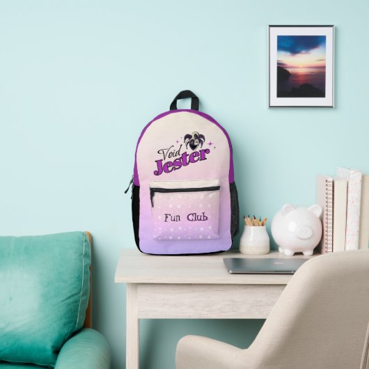 Void Jester Club Gesicht Bedruckter Rucksack (InSitu)