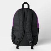 Void Jester Club Gesicht Bedruckter Rucksack (Rückseite)