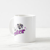 Void Jester Club – Lachender Chaos-Narr Kaffeetasse (Vorderseite Links)