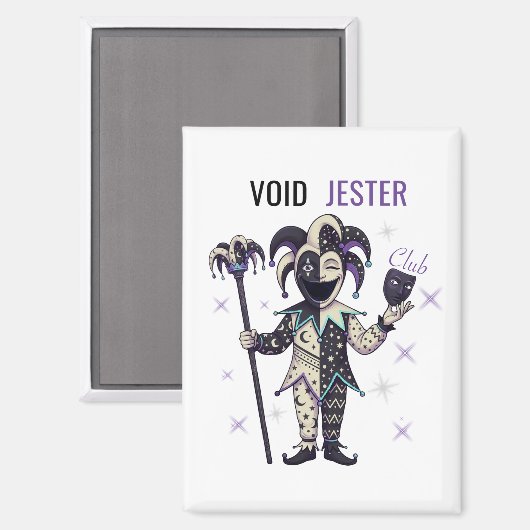 Void Jester Club Magnet (Vorderseite/Rückseite)