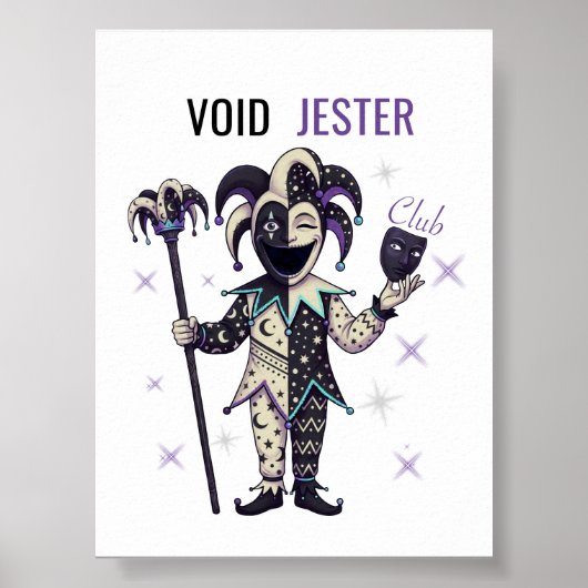 Void Jester Club Poster (Vorne)