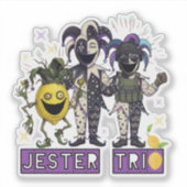 Void Jester Club Trio Aufkleber (Vorderseite)