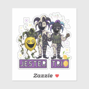 Void Jester Club Trio Aufkleber