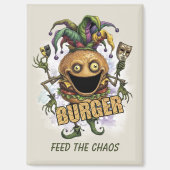 Void Jester Freund Burger Magnet (Vorderseite)