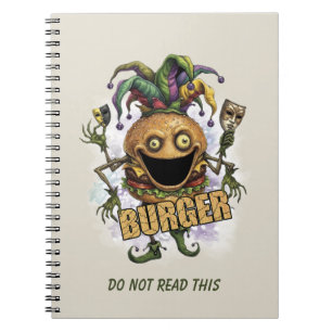 Void Jester Freund Burger Notizblock