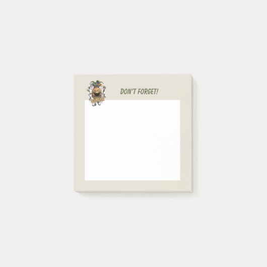 Void Jester Freund Burger Post-it Klebezettel (Vorderseite)