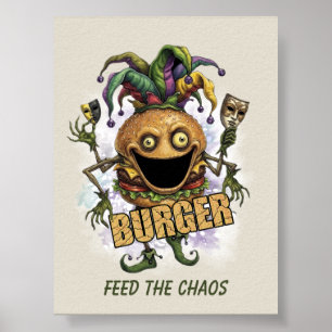 Void Jester Freund Burger Poster