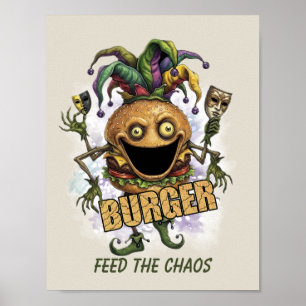 Void Jester Freund Burger Poster