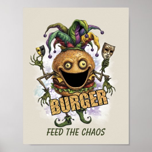 Void Jester Freund Burger Poster (Vorne)