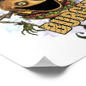 Void Jester Freund Burger weiß Poster (Ecke)