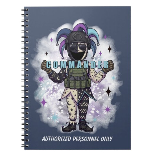 Void Jester Freund Commander  Notizblock (Vorderseite)