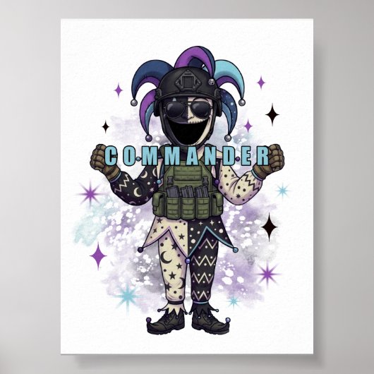 Void Jester Freund Commander Poster (Vorne)