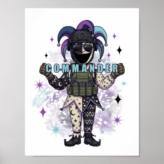 Void Jester Freund Commander Poster (Vorne)