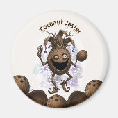 Void Jester Freund Kokosnuss Magnet (Vorne)