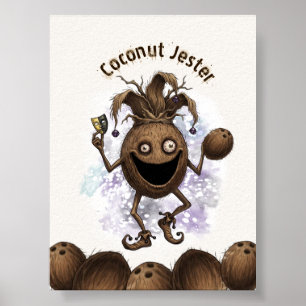 Void Jester Freund Kokosnuss Poster