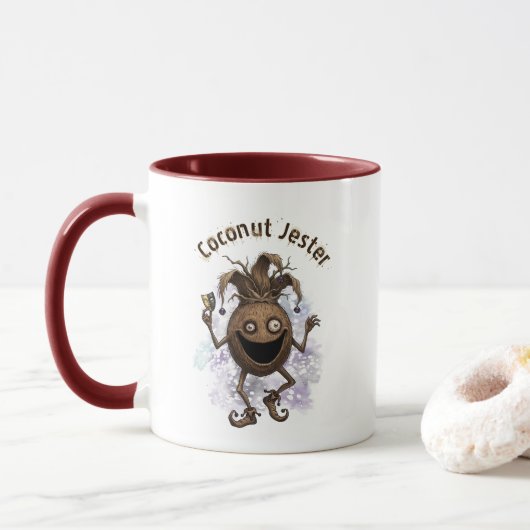 Void Jester Freund Kokosnuss Tasse (Mit Donut)