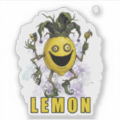 Void Jester Freund Lemon Aufkleber (Vorderseite)