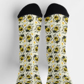 Void Jester Freund Lemon Muster Socken (Oben)