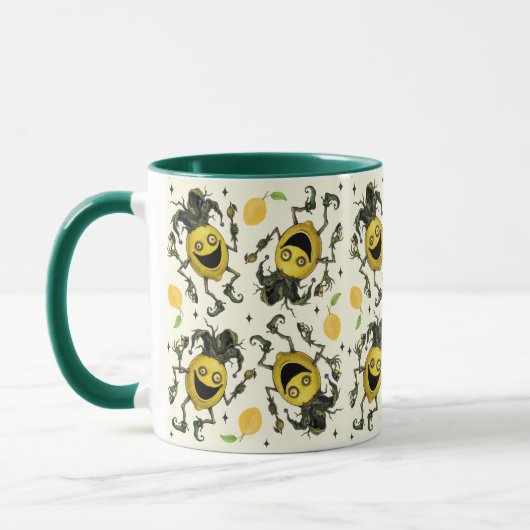 Void Jester Freund Lemon Muster Tasse (Links)