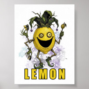 Void Jester Freund Zitrone Poster