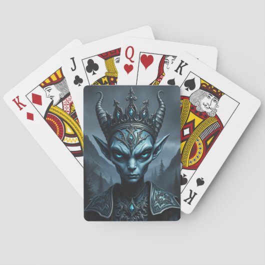 Void King Spielkarten – Dark Fantasy Deck Design (Rückseite)