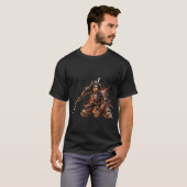 Void Samurai Dark Aesthetic T-Shirt – Japanischer  (Vorne ganz)