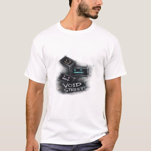 Void Street Retro Arcade Gaming Graphic T-Shirt (Vorderseite)