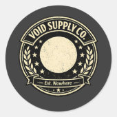 Void Supply Co Est Nirgendwo Dark Humor Aufkleber  (Vorderseite)