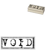 Void Typografy Word nicht rechtsverbindlich Gummistempel (Stempel)