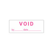 VOID-Unterschrift und Datumsbuchhaltung Permastempel (Design)