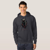 Void Walker Astronaut Dark Sci-Fi Kapuzenpullover Hoodie (Vorne ganz)