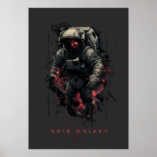 Void Walker Astronaut Heavy Metal Poster (Vorne)
