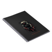 Void Walker Astronaut Schwerer Metall Notizblock (Rechte Seite)