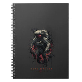 Void Walker Astronaut Schwerer Metall Notizblock