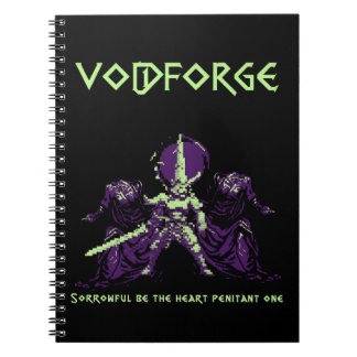 Voidforge "Penitent One" Dark Fantasy Pixel Art Notizblock