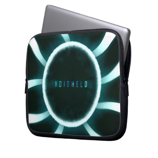 Voidheld Cinematic Orb Laptopschutzhülle (Vorderseite Links)