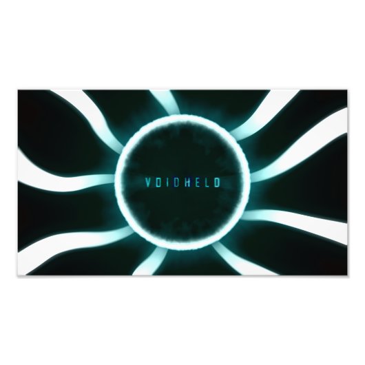 Voidheld Kinematische Orb Fotodruck (Vorne)